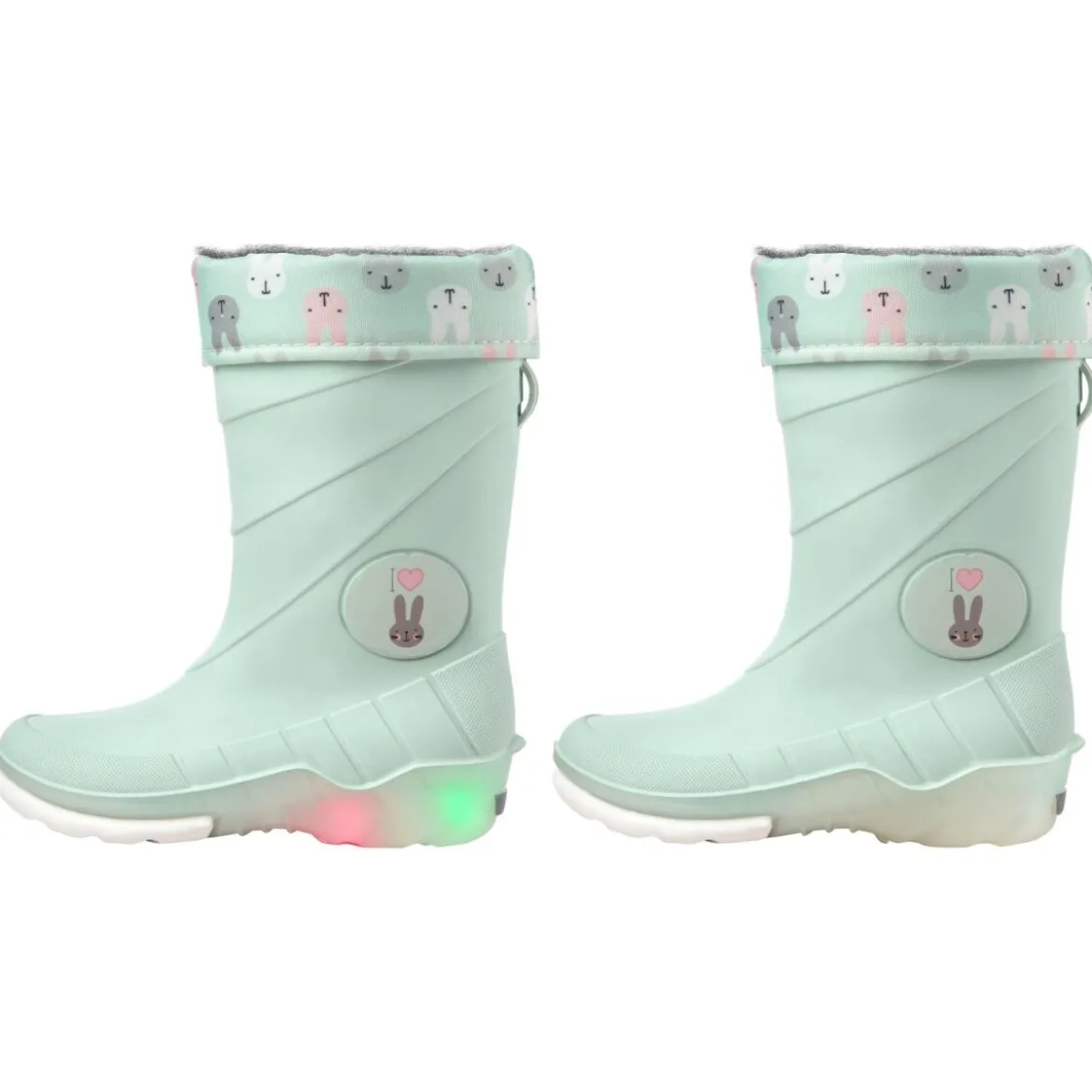 lupilu® Kleinkinder Regenstiefel mit Licht und Warmfutter - B-Ware