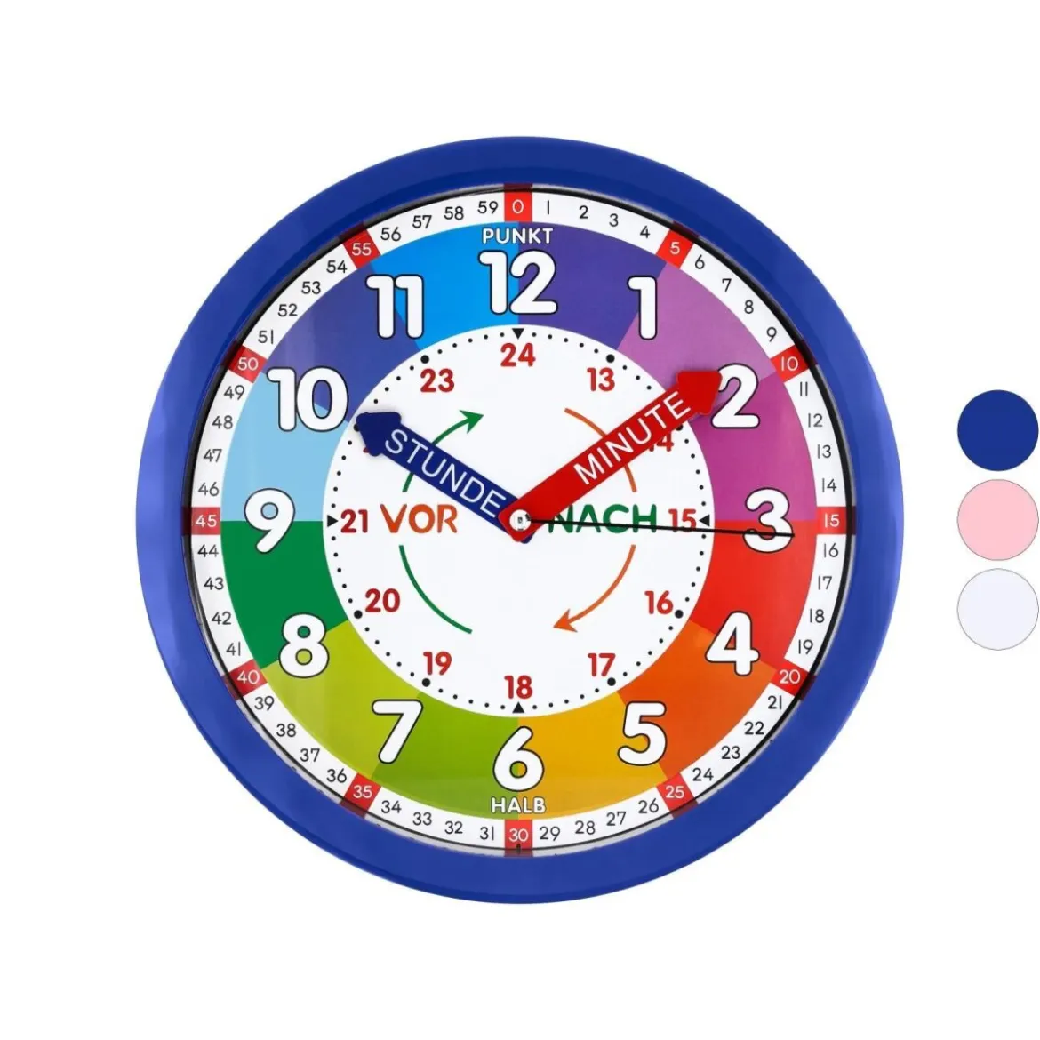 LUPILU® Lern-Wanduhr analog - B-Ware