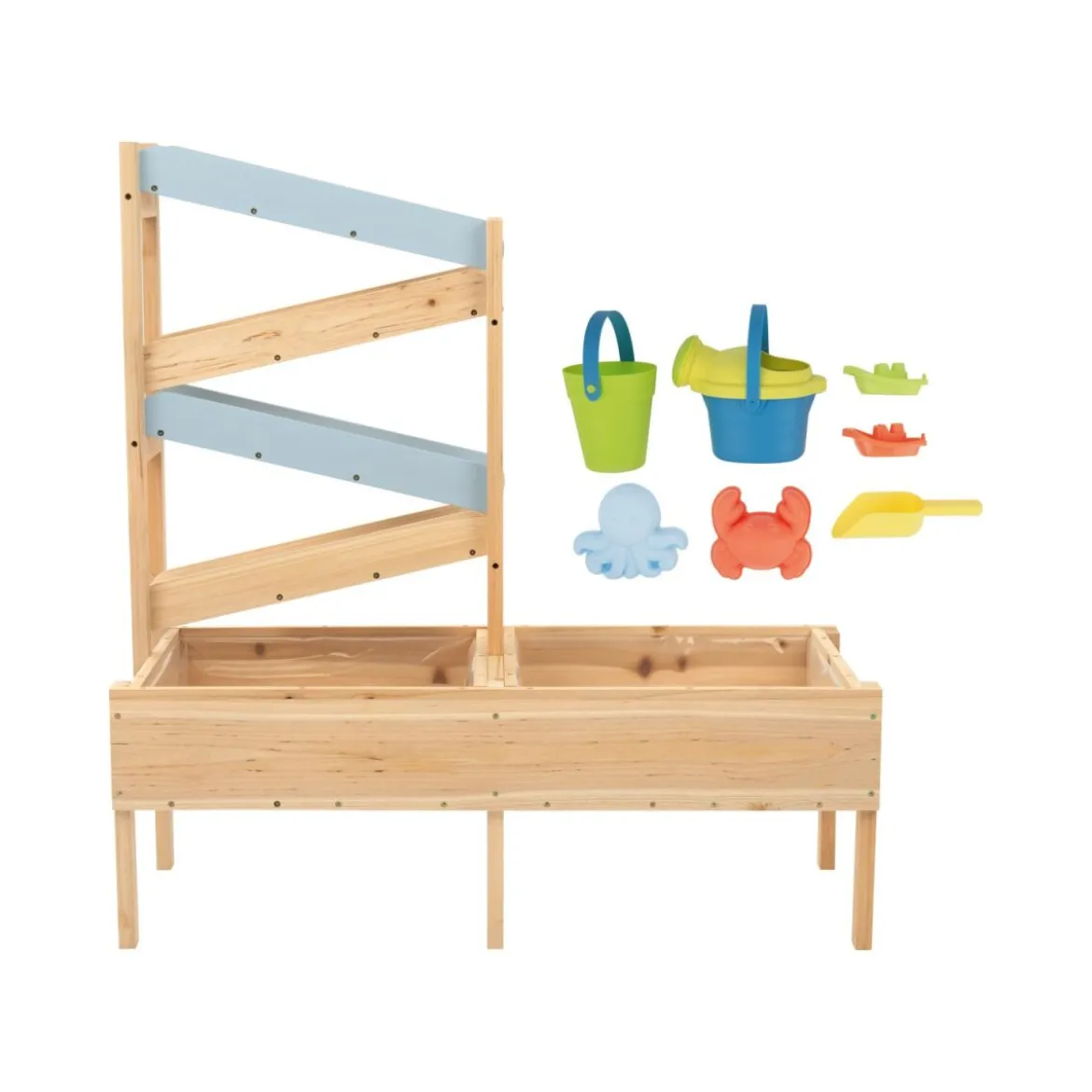 lupilu® Wasserbahn aus Holz - B-Ware neuwertig