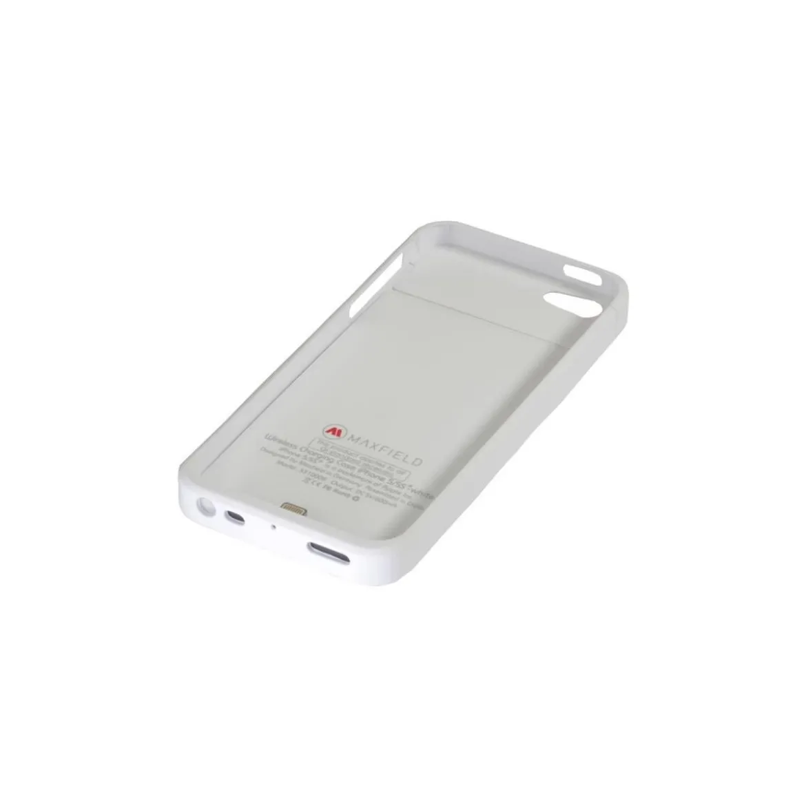 Maxfield QI-Ladehülle für iPhone 5/ 5S, weiß - B-Ware sehr gut