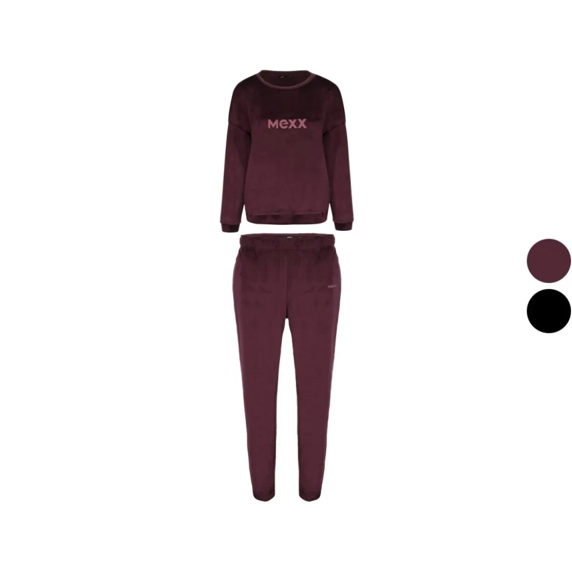 MEXX Damen Fleece-Pyjama, 2-teilig - B-Ware