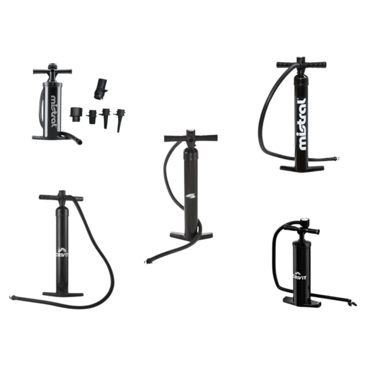 Mistral / F2 / CRIVIT Pumpe für aufblasbare Kajaks oder SUP Boards - B-Ware