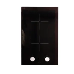 MODERNA Domino Ceranfeld mit 2 Kochfelder MTCD031Z01, schwarz - B-Ware sehr gut