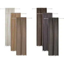 mydeco Schlaufenvorhang »Balance«, halbtransparent, verschiedene Größen, modern und leicht - B-Ware