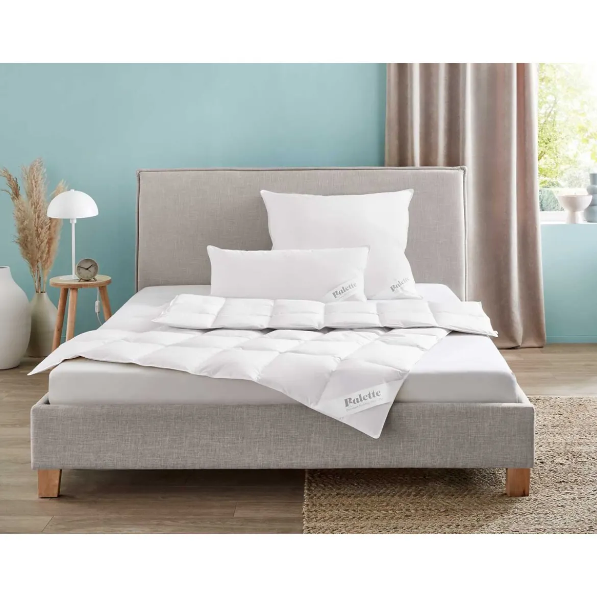 OBB Premium Daunen-Kassettenbettdecke »Elegance«, medium (200 x 220 cm) - B-Ware sehr gut