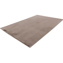 Obsession Teppich »My Cha Cha 535«, mit Kaninchenfell Haptik, geeignet für Fußbodenheizung (Rechteckig, Taupe, 160 x 230 cm) - B-Ware neuwertig
