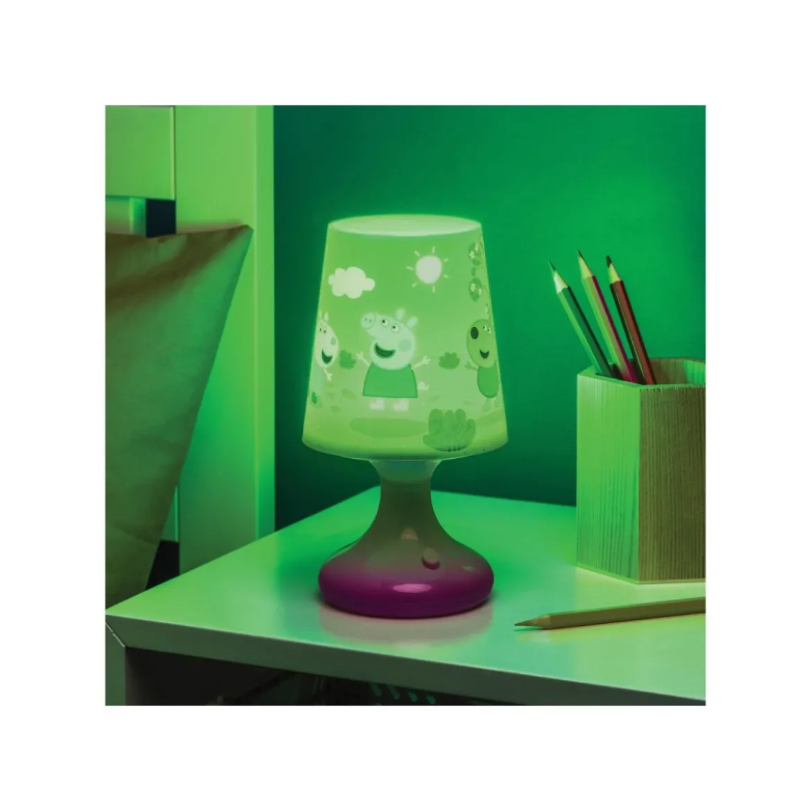Paladone Tischlampe mit tollen Figuren (Peppa Pig Table) - B-Ware neuwertig