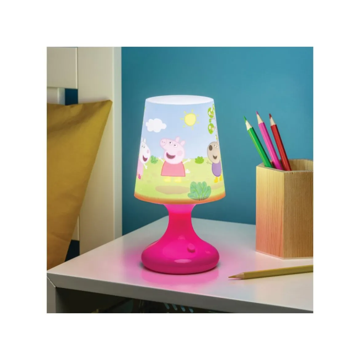 Paladone Tischlampe mit tollen Figuren (Peppa Pig Table) - B-Ware neuwertig