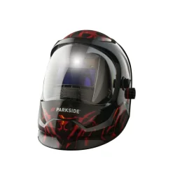 PARKSIDE® Automatik-Schweißhelm »PSHL 2 D1«, schwarz/Flammen - B-Ware sehr gut