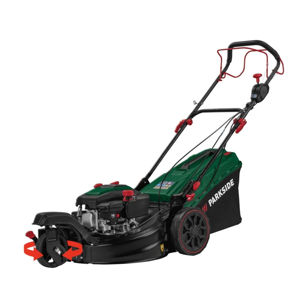 PARKSIDE® Benzin-Rasenmäher »Trike PBRMT 51 A1«, mit Schnitthöhenverstellung in 7 Stufen - B-Ware sehr gut