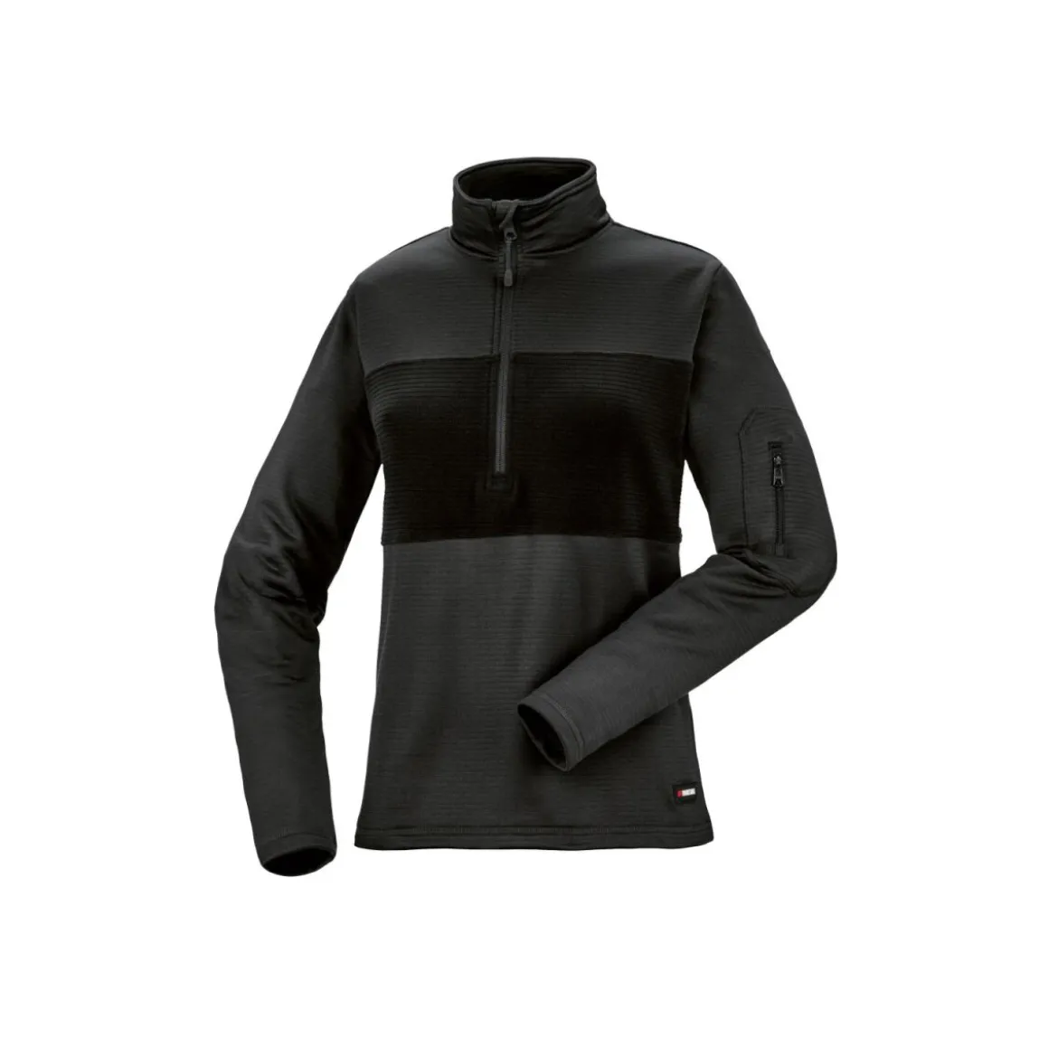 PARKSIDE® Damen-Thermo-Fleece-Troyer (Schwarz, M(40/42)) - B-Ware neuwertig