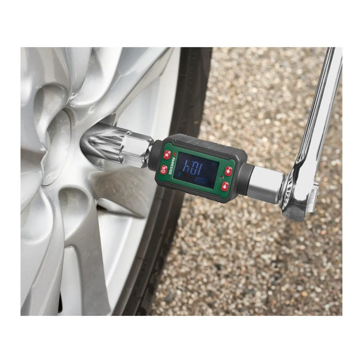 PARKSIDE® Digitaler Drehmomentadapter, inkl. Batterien - B-Ware