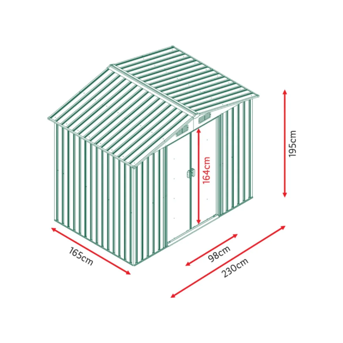 PARKSIDE® Gartengerätehaus XL - B-Ware