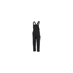 PARKSIDE® Herren-Latzhose mit Hosenträgern, M(48/50), schwarz - B-Ware neuwertig