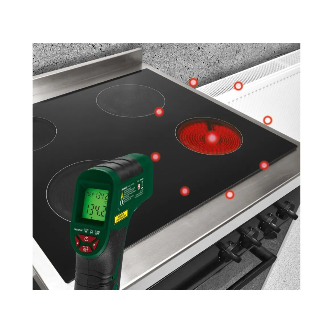 PARKSIDE® Infrarot-Temperaturmessgerät »PTI 380 C3« - B-Ware neuwertig