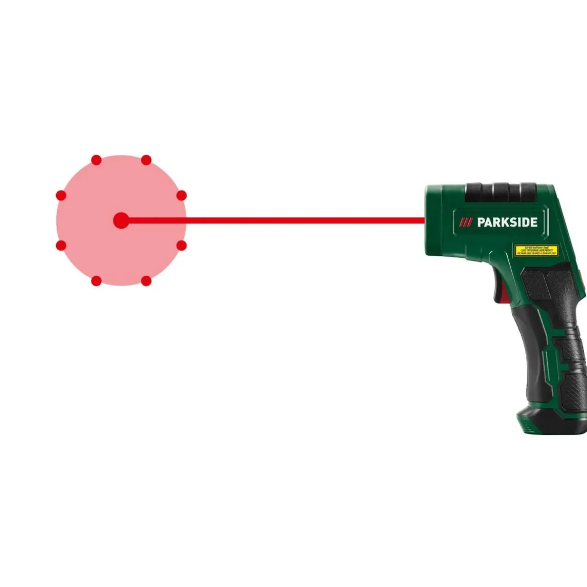 PARKSIDE® Infrarot-Temperaturmessgerät »PTI 380 C3« - B-Ware neuwertig