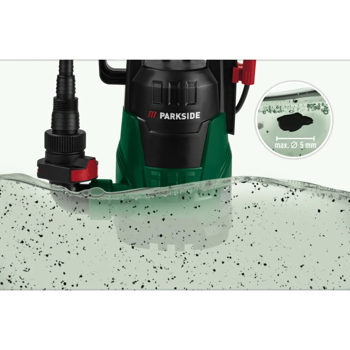 PARKSIDE® Klarwasser-Tauchpumpe »PETPK 400 A1«, mit stufenlos einstellbarem Schwimmschalter - B-Ware sehr gut