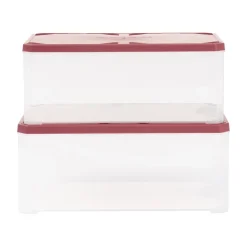 PARKSIDE® Kleinteilebox L, 2er-Set, mit separatem Deckel - B-Ware neuwertig