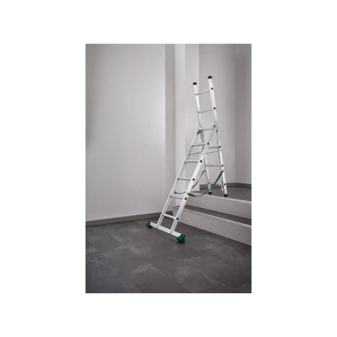 PARKSIDE® Multifunktionsleiter, max. Arbeitshöhe 3,52 m, aus Aluminium - B-Ware sehr gut