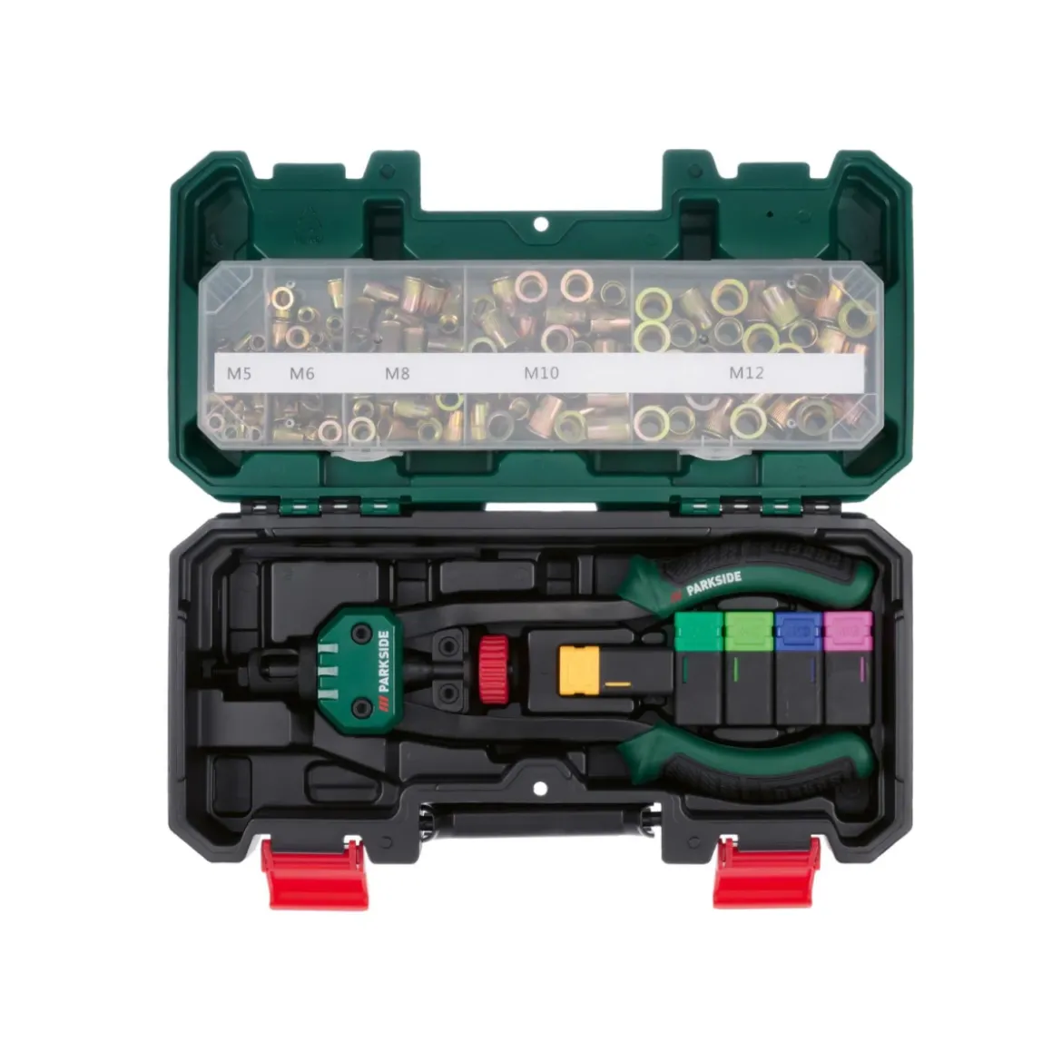 PARKSIDE® Nietmutternzange, inkl. Zubehör 150tlg. - B-Ware neuwertig