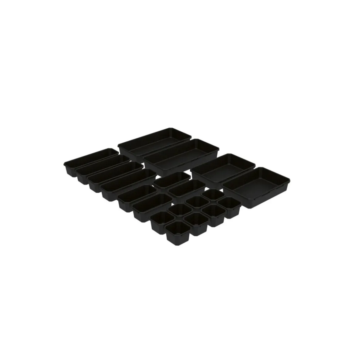 PARKSIDE® Organizer-Sortierschalen-Set, 20-teilig (Schwarz) - B-Ware neuwertig
