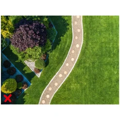 PARKSIDE PERFORMANCE® Akku-Mähroboter »PPAMR 1250 A1«, bis 1250 m² mit Akku, Ladestation und mit Kameraüberwachung ohne Begrenzungsdraht - B-Ware