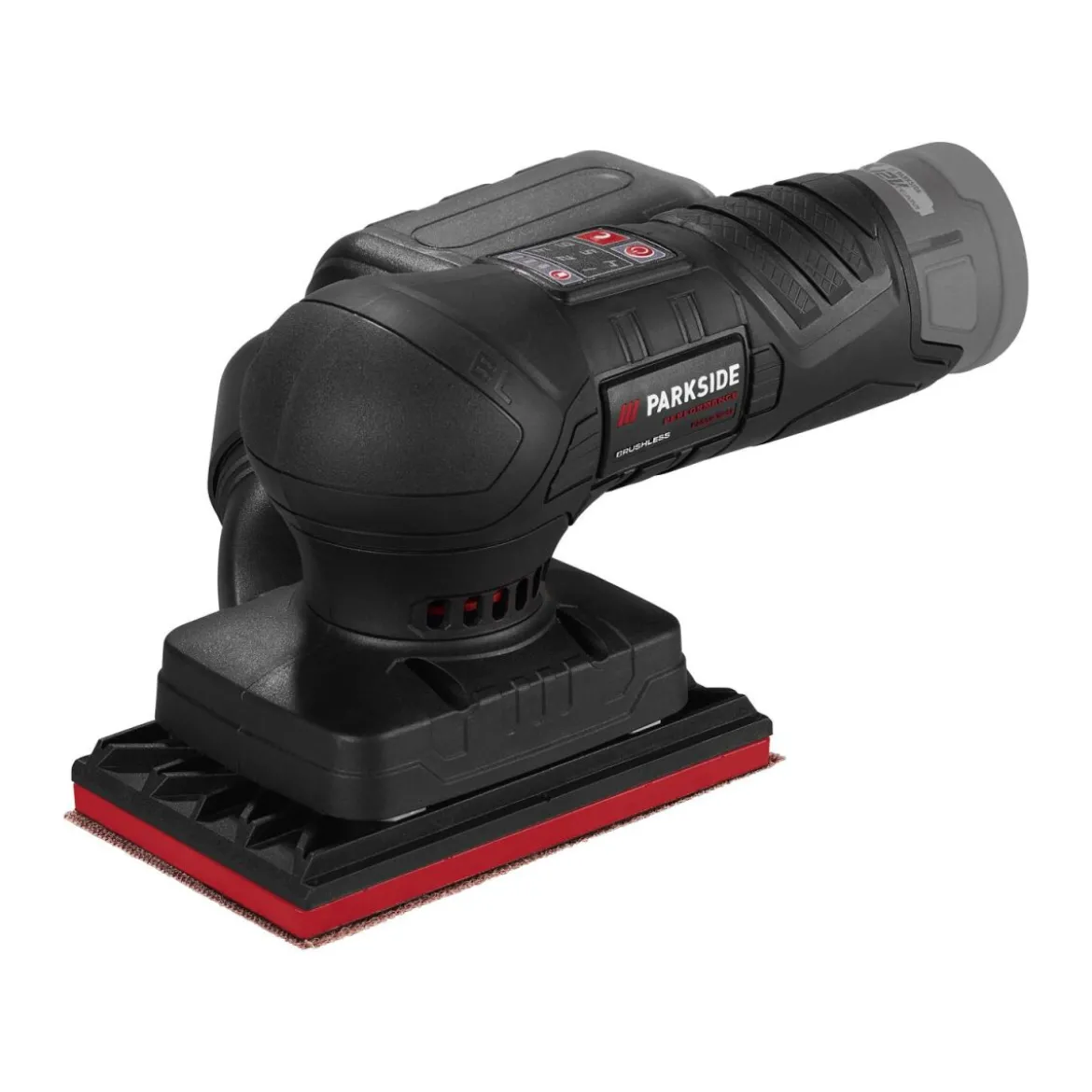 PARKSIDE PERFORMANCE® Akku-Schleifgeräte, ohne Akku und Ladegerät, Akku-Schwingschleifer PASSP 12-Li A1 - B-Ware neuwertig
