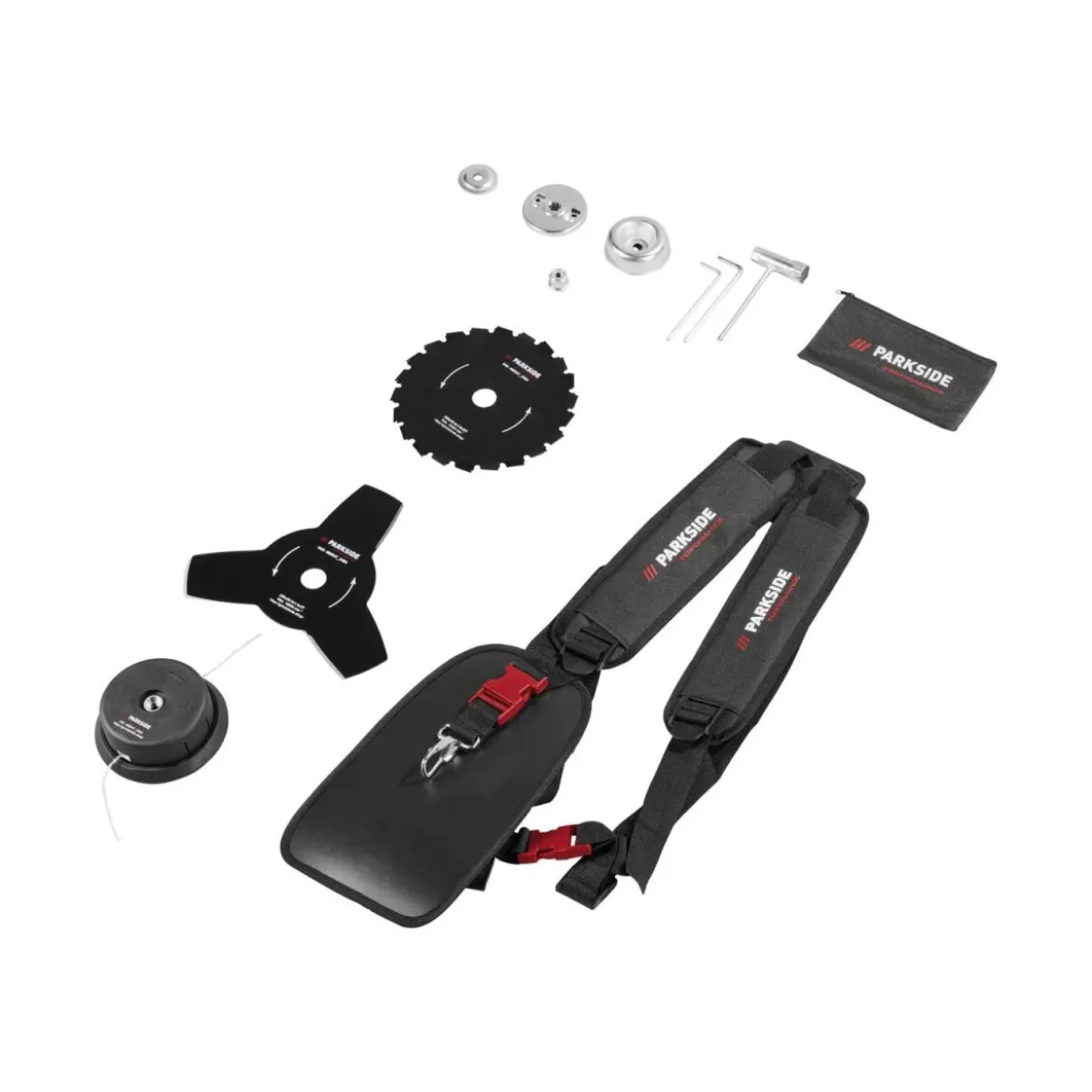 PARKSIDE PERFORMANCE® Benzin-Sense mit Elektrostart »PPBS 3 B2«, mit Akku und Ladegerät - B-Ware