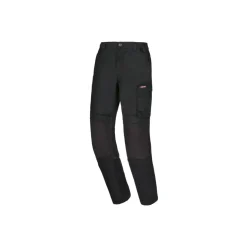 PARKSIDE PERFORMANCE® Herren-Zipp-off-Arbeitsbundhose, mit CORDURA®-Knieverstärkung, 48, schwarz - B-Ware neuwertig