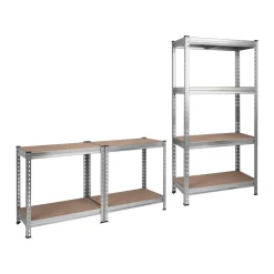 PARKSIDE PERFORMANCE® Schwerlastregal, verzinkter Stahl, B 200 x H 100 x T 50 cm - B-Ware neuwertig