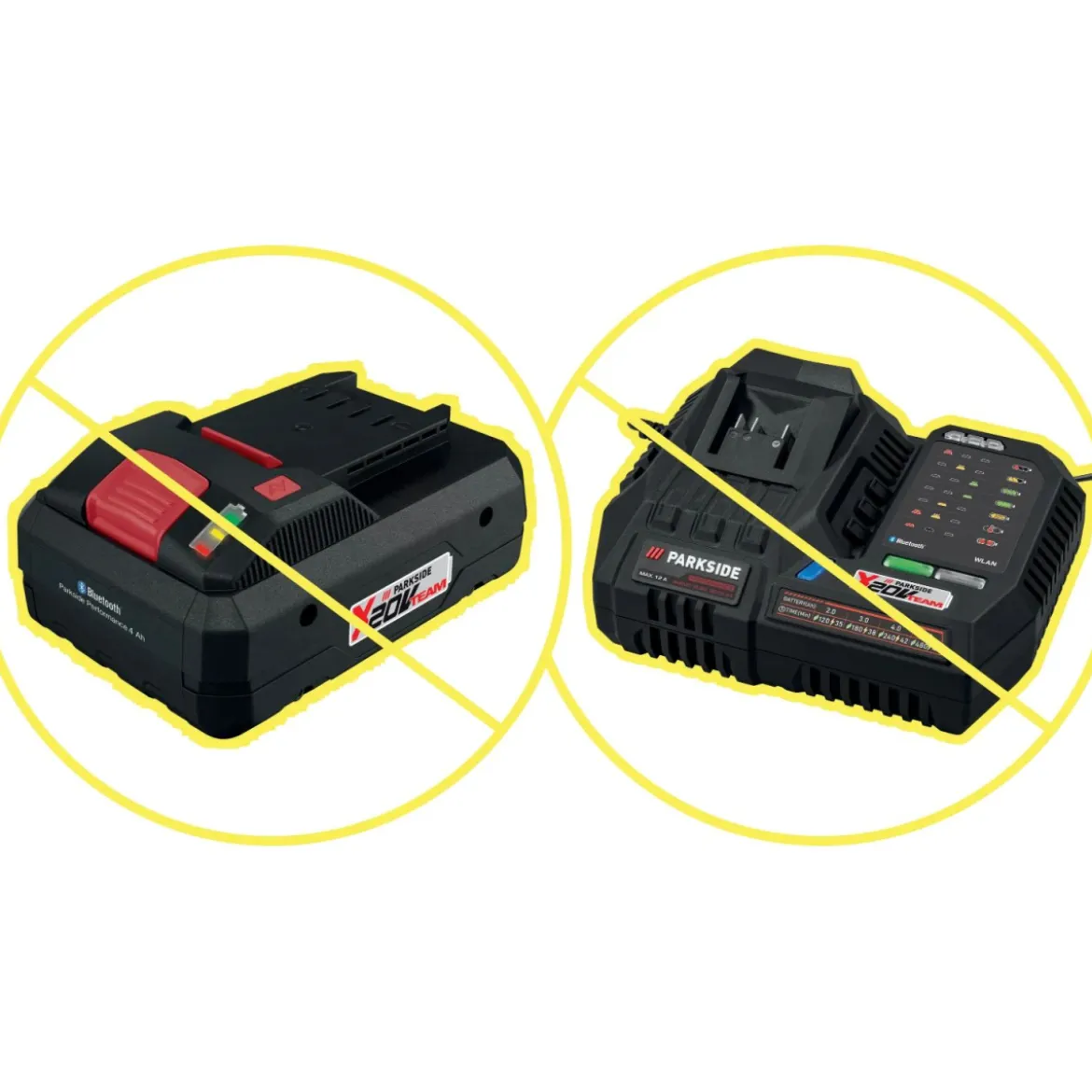 PARKSIDE PERFORMANCE® 20 V Akku-Heißluftgebläse PPHLGA 20-Li B3, ohne Akku und Ladegerät - B-Ware neuwertig