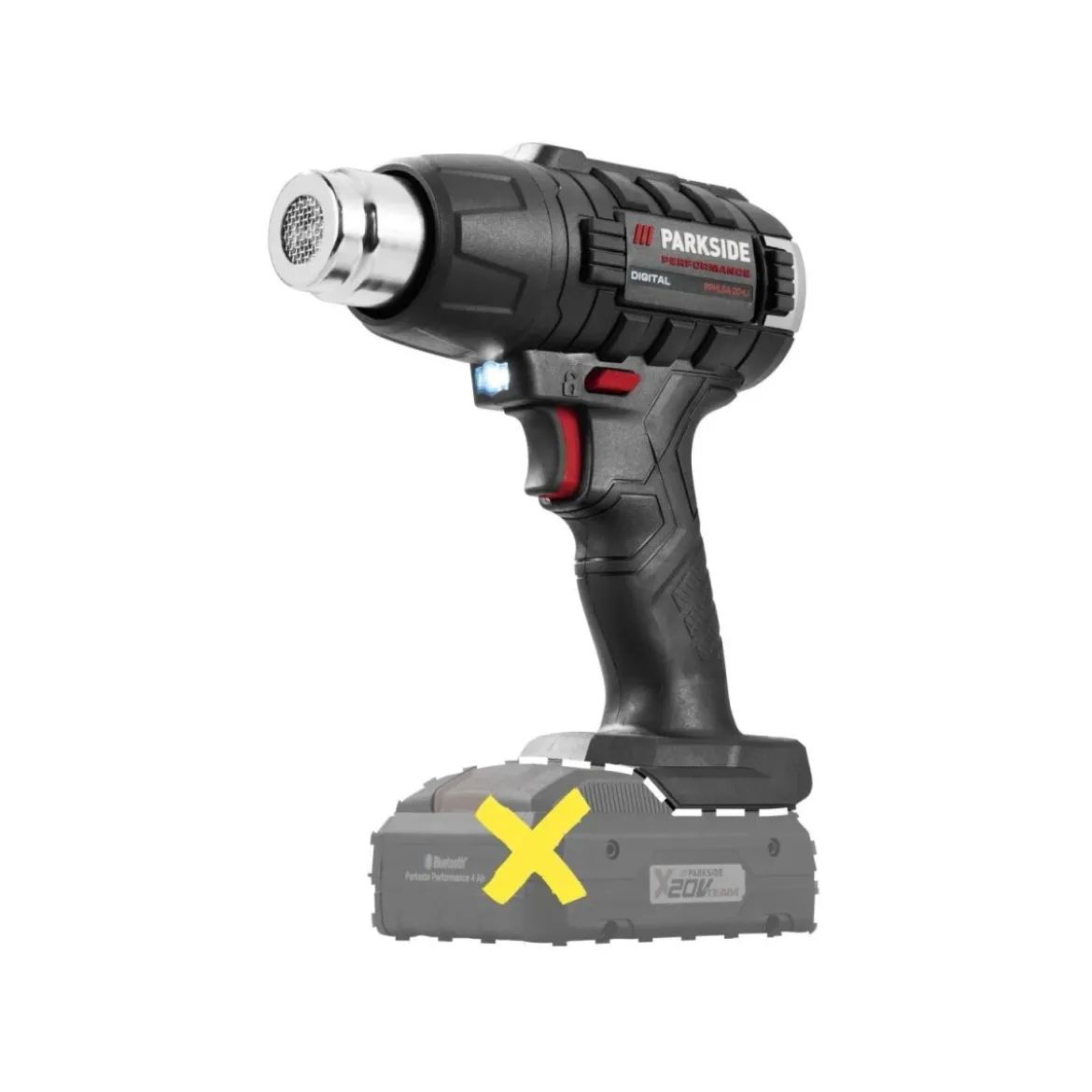 PARKSIDE PERFORMANCE® 20 V Akku-Heißluftgebläse PPHLGA 20-Li B3, ohne Akku und Ladegerät - B-Ware neuwertig