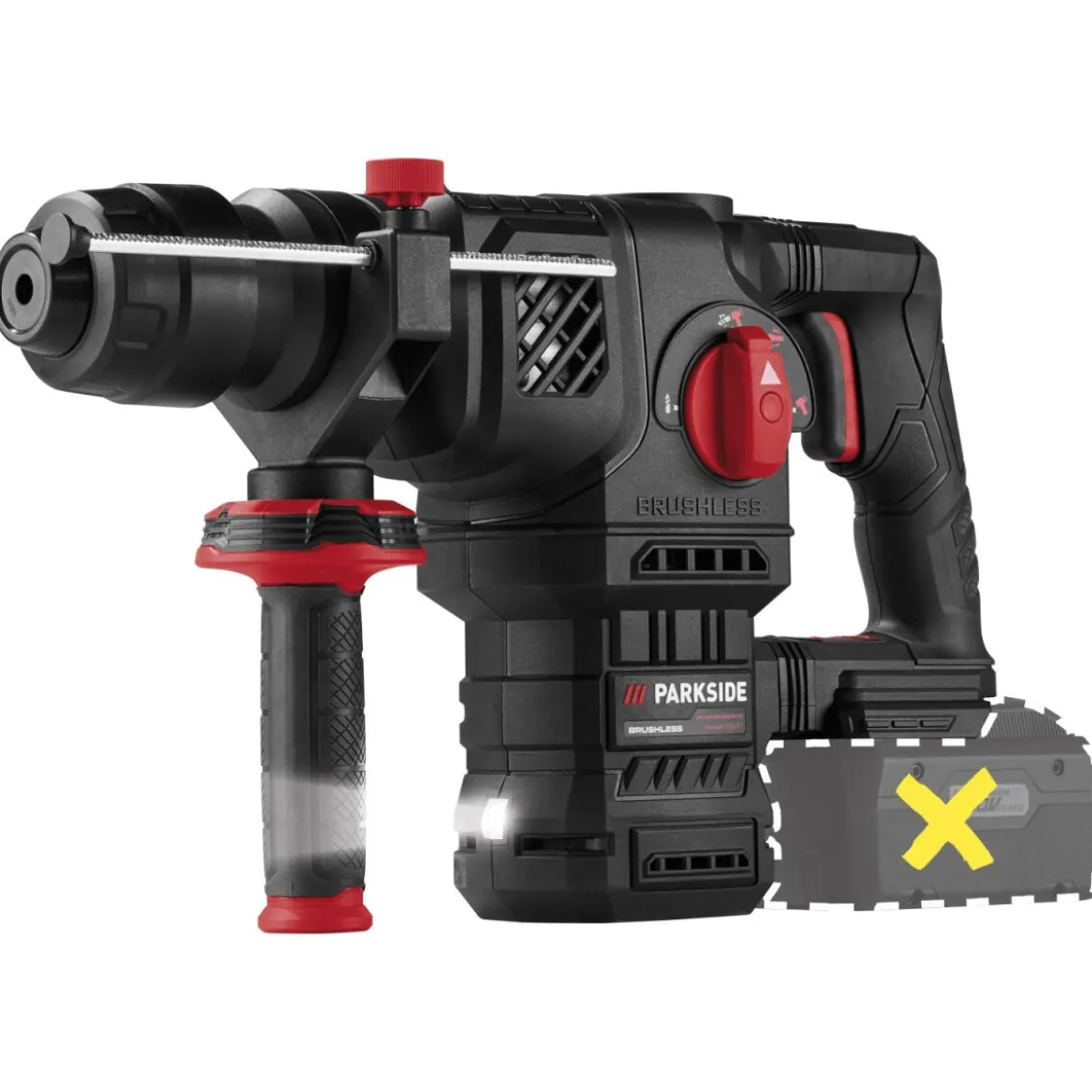 PARKSIDE PERFORMANCE® 20 V Akku-Kombihammer »PKHAP 2058 A1«, ohne Akku und Ladegerät - B-Ware sehr gut