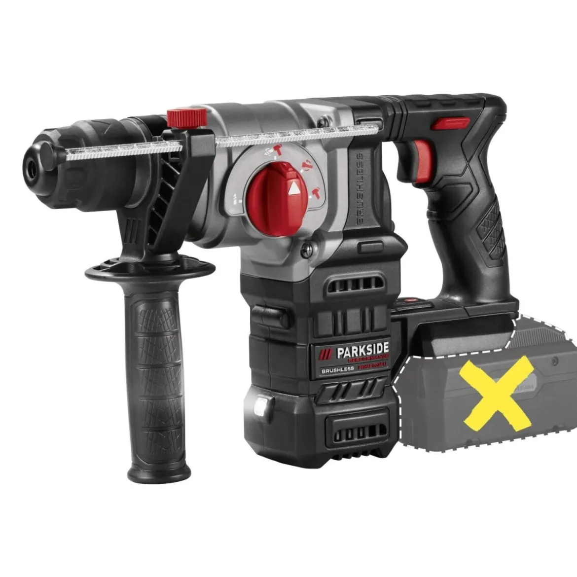 PARKSIDE PERFORMANCE® 20 V Akku-Kombihammer PKHAP 2034-Li B1, ohne Akku und Ladegerät - B-Ware