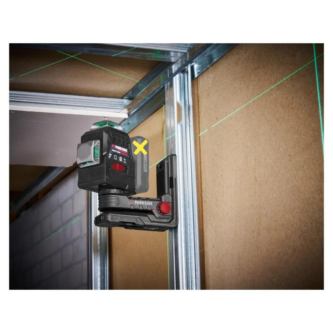 PARKSIDE PERFORMANCE® 20 V Akku-Kreuzlinienlaser »PKLLP 3360 A1 «, ohne Akku und Ladegerät - B-Ware