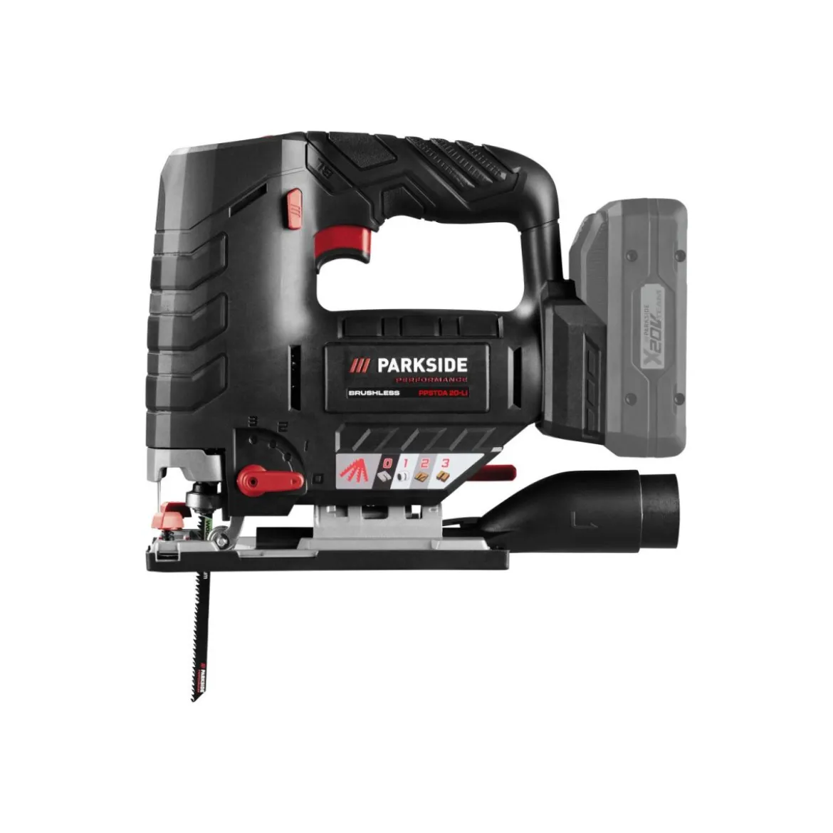 PARKSIDE PERFORMANCE® 20 V Akku-Stichsäge PPSTDA 20-Li B2, ohne Akku und Ladegerät - B-Ware neuwertig