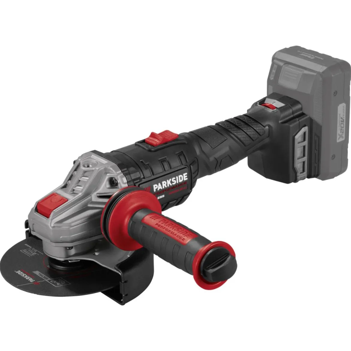 PARKSIDE PERFORMANCE® 20 V Akku-Winkelschleifer PPWSA 20-Li A1, ohne Akku und Ladegerät - B-Ware sehr gut