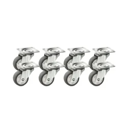 PARKSIDE® Rollen-Set, Lenkrollen, 8-teilig - B-Ware neuwertig