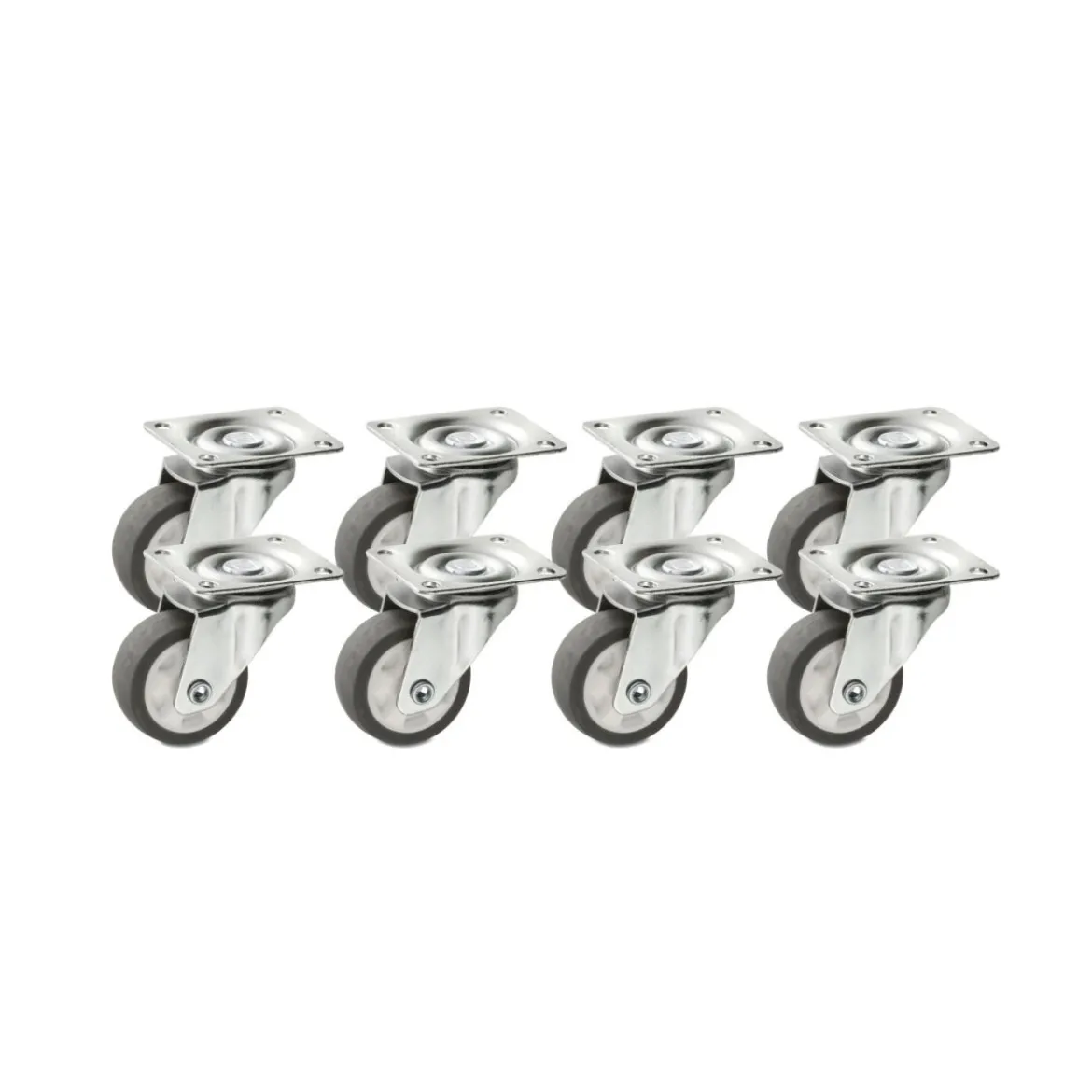 PARKSIDE® Rollen-Set, Lenkrollen, 8-teilig - B-Ware neuwertig