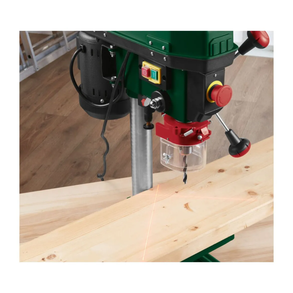PARKSIDE® Tischbohrmaschine PTBM 400 B1, 600-2650 min-¹, mit 2 Lasern - B-Ware sehr gut