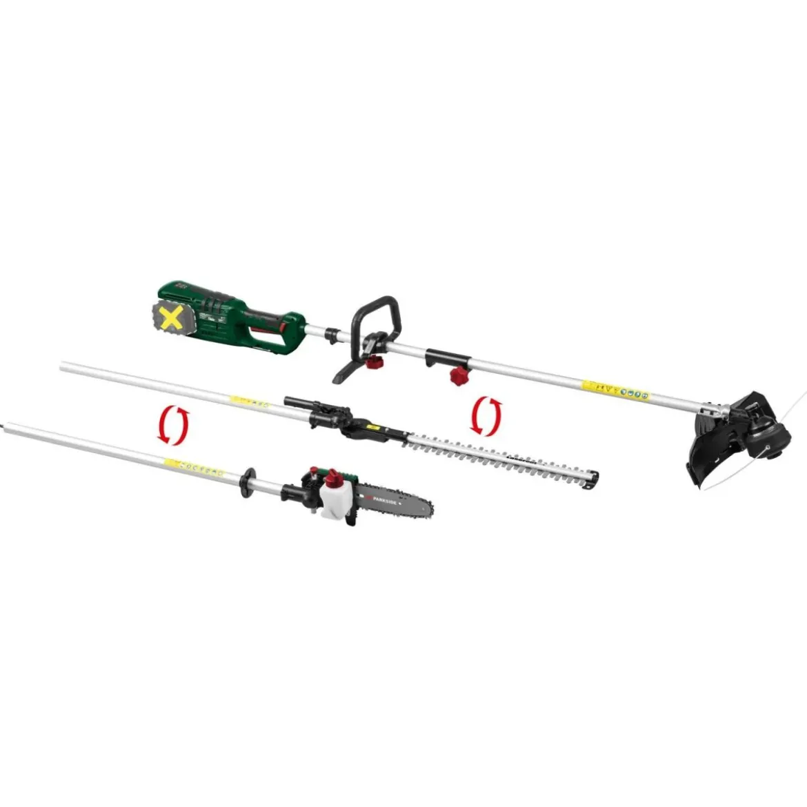 PARKSIDE® 40 V Akku-Garten-Kombigerät »PAKG 40-Li A1«, ohne Akkusohne Ladegerät - B-Ware