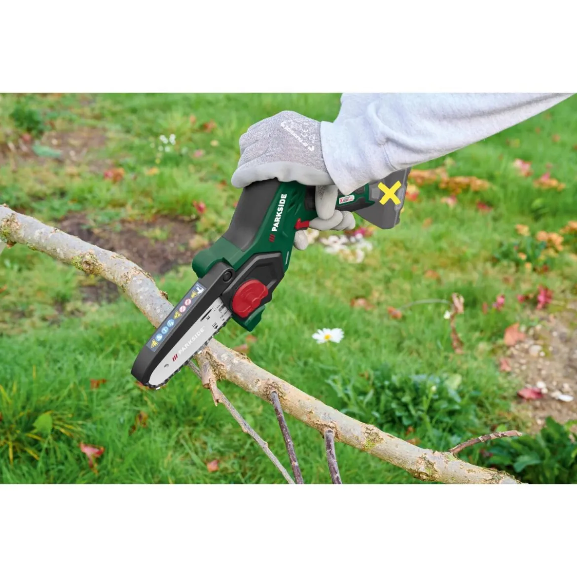 PARKSIDE® 12 V Akku-Gehölzschneider PGHSA 12 D3, ohne Akku und Ladegerät - B-Ware