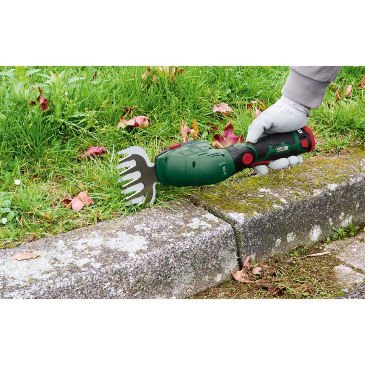 PARKSIDE® 12 V Akku-Gras- und Strauchschere »PGSA 12 B1«, mit Akku und mit Ladegerät - B-Ware