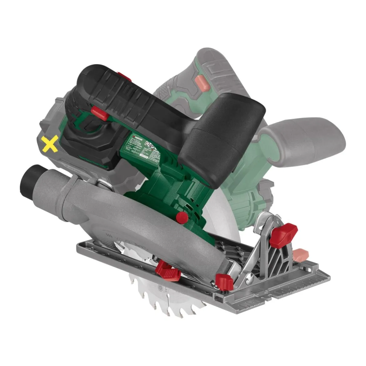 PARKSIDE® 20 V / Akku-Handkreissäge »PHKSA 20-Li C4«, ohne Akku und Ladegerät - B-Ware sehr gut