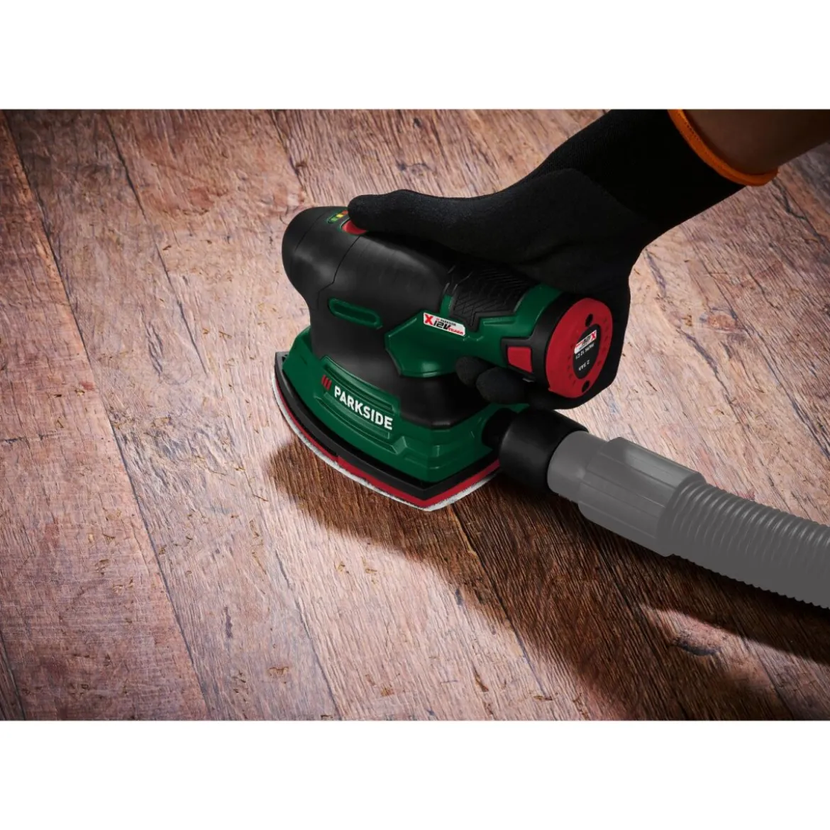 PARKSIDE® 12 V Akku-Multischleifer-Starterset PAMS 12 B2, mit Akku und Ladegerät - B-Ware neuwertig