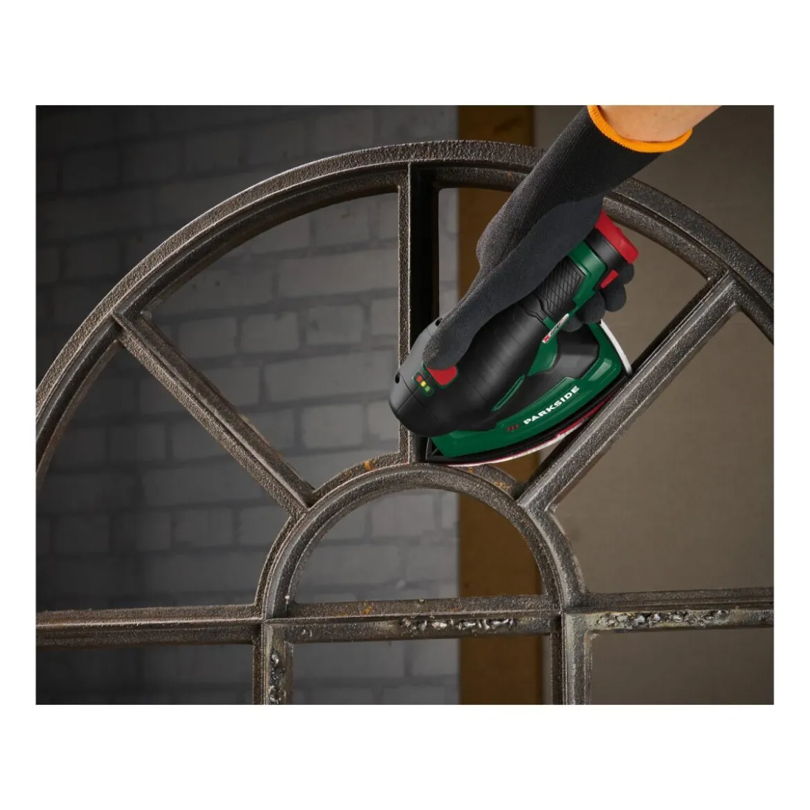 PARKSIDE® 12 V Akku-Multischleifer-Starterset PAMS 12 B2, mit Akku und Ladegerät - B-Ware neuwertig