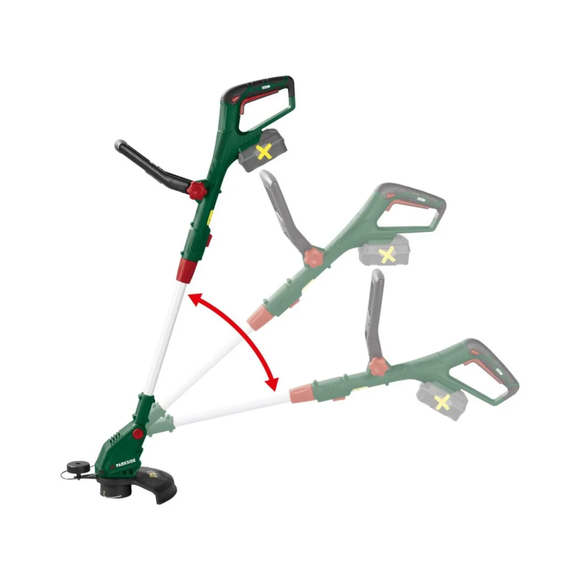 PARKSIDE® 20 V Akku-Rasentrimmer »PRTA 20-Li D3«, ohne Akku und Ladegerät - B-Ware
