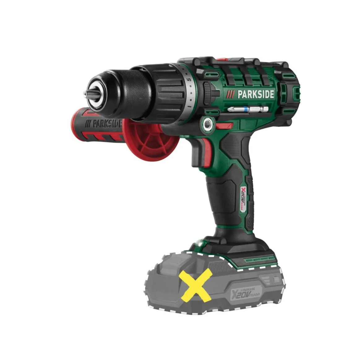 PARKSIDE® 20 V Akku-Schlagbohrschrauber »PSBSA 20-Li E4«, ohne Akku und Ladegerät - B-Ware neuwertig