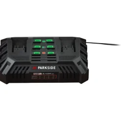 PARKSIDE® 20 V / 2 x 4,5 A Akku-Doppelladegerät »PDSLG 20 B1«, ohne Akku - B-Ware sehr gut