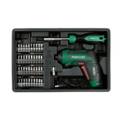 PARKSIDE® Werkzeugkoffer mit 4 V - Akkuschrauber »PWBM A1«, 92-teilig - B-Ware